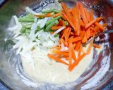 Foto langkah ke 3 dari resep Kakiage (Bakwan Sayur ala Resto Udon).