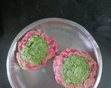 A picture of step 3 of Pink green Farali Surprise.
