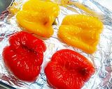 A picture of step 2 of Colorful Marinated Bell Peppers.