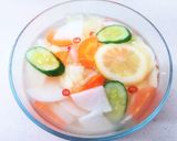 A picture of step 5 of Radish and Pear Mul (Water) Kimchi.