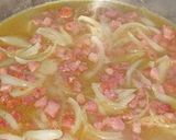 A picture of step 3 of Spaghetti al'Amatriciana.