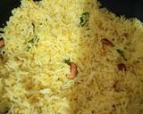 A picture of step 3 of Lemon Rice.