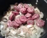 Smoked sausage with bok choy( Chinese cabbage) recipe step 3 photo