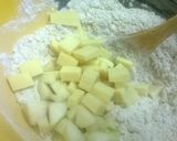 A picture of step 4 of Cheese and pear yoghurt bread. (Use gms measurements ).