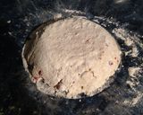 A picture of step 7 of White Chocolate Raspberry Scones.
