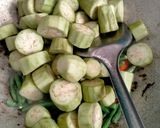 Foto langkah ke 3 dari resep Lodeh Terong dan Kacang Panjang.
