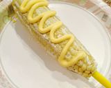 A picture of step 4 of Elote (Mexican Corn).