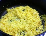 A picture of step 2 of Turmeric Rice.
