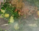 A picture of step 3 of Aloo methi.