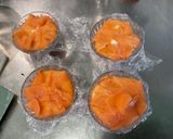 Une image de l'étape 13 de Verrines de saumon aux épinards et chèvre frais.