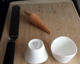 A picture of step 3 of Krumkake.