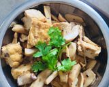 Hình bước làm 3 của món Nấm đùi gà kho (chay)
