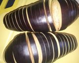 Serpenyős hasselback padlizsán recept fázis 1 fotója