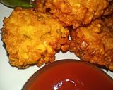 A picture of step 4 of Corn Fritters.