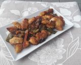 Foto del passaggio 5 della ricetta Pollo sabbioso con patate e peperoni
