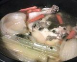 A picture of step 5 of Pressure cooker chicken stock.