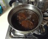 A picture of step 5 of Black Tea Char Siu Pork.