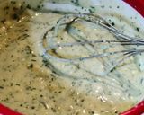 A picture of step 4 of Egg-free Parsley & Cheese Pound Cake.