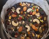 A picture of step 8 of Christmas special eggless plum cake.