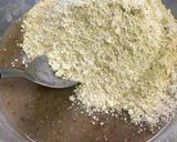 Foto del paso 1 de la receta: Pancitos negros con harina integral de trigo sarraceno, sin gluten, veganos, sin levadura