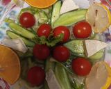 Cukkinis saláta édes-ecetes kapros öntettel recept fázis 5 fotója