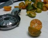 A picture of step 2 of Calamondin Juice.