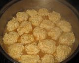 A picture of step 11 of Homemade Kimchi Hot Pot with Fluffy Tofu Meatballs.