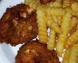 A picture of step 7 of Spicy crispy fried chicken.