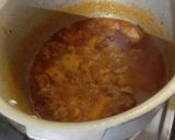 A picture of step 3 of Aloo ghost gravy.