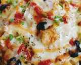 A picture of step 4 of Cheesy Pizza Tikka Fries 🍟 🍟.