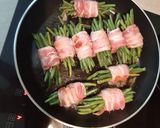 Une image de l'étape 4 de Fagots de Haricots Verts à la Poitrine Fumée.