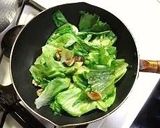 A picture of step 3 of Don't Toss Out the Outer Leaves of Your Lettuce! Make a Mayo Stir-Fry.