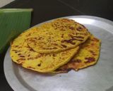 A picture of step 5 of Poran poli (south indian style).