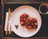 A picture of step 7 of Nutella's French Toast.