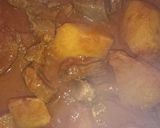 A picture of step 6 of Spicy Durban style lamb curry.