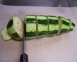A picture of step 2 of Simmered Green or White Winter Melons, Cabbage Roll-style.