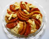 A picture of step 6 of Baked Apple Cinnamon Maple Bread Pudding.