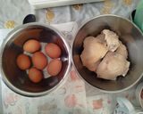 Foto langkah ke 3 dari resep Opor Kuning Ayam Telur.