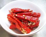 A picture of step 3 of Shishito Peppers Chili Peppers with Korean Miso.