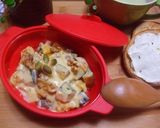 A picture of step 5 of Kabocha Squash Salad with Dried Fruit and Nuts.