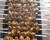 A picture of step 3 of Grilled Shish Tawook on Charcoal.