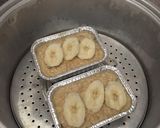 Foto langkah ke 3 dari resep Puding Pisang oats kukus(Kreasi oatmeal untuk diet).
