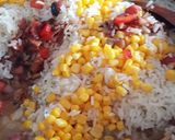 A picture of step 4 of Simple bacon and mushroom rice.