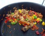 A picture of step 4 of Roasted Duck And Bell Pepper In Teriyaki Sauce.
