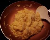 A picture of step 6 of The Fluffiest Creamiest Scrambled Eggs.