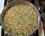 A picture of step 3 of Sarah's goulash.