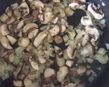 A picture of step 2 of Creamy Mushroom Pasta With Onions And Spinach.