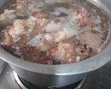 A picture of step 1 of Mutton yakhni pulao😍🤩.