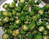 A picture of step 1 of Instant Green Chilli Pickle.