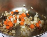 A picture of step 3 of Vegetarian Pho (Vietnamese Noodle Soup).